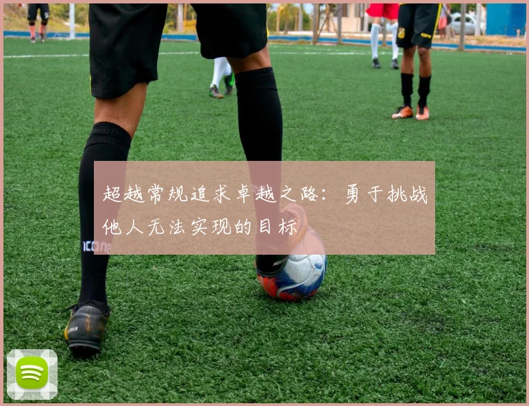 超越常规追求卓越之路：勇于挑战他人无法实现的目标